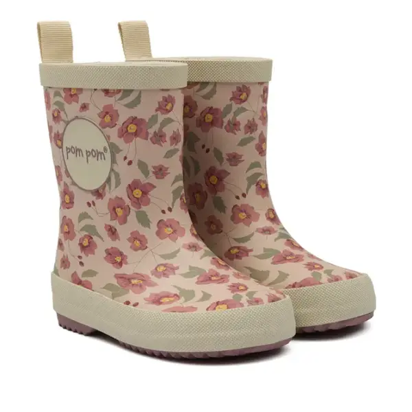 Gummistøvle AOP - Autumn anemone - 29