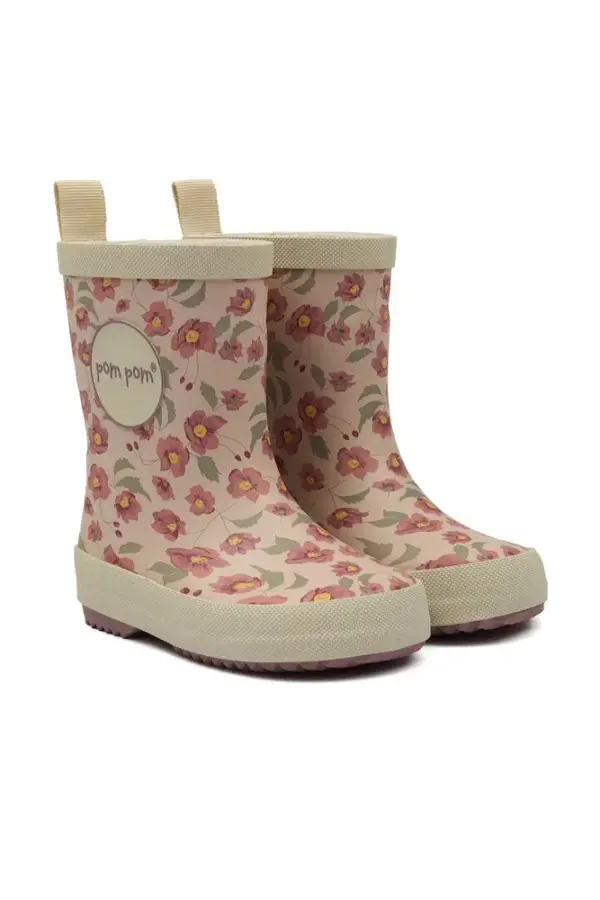 Gummistøvle AOP - Autumn anemone - 29
