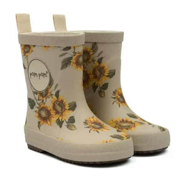 Gummistøvle AOP - Sunflower - 26