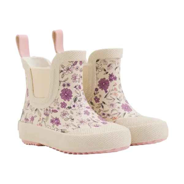 Gummistøvler m. Print Korte - Misty Rose - 21