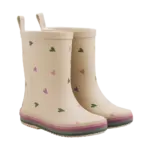 Gummistøvler m. Print - White Pepper - 29