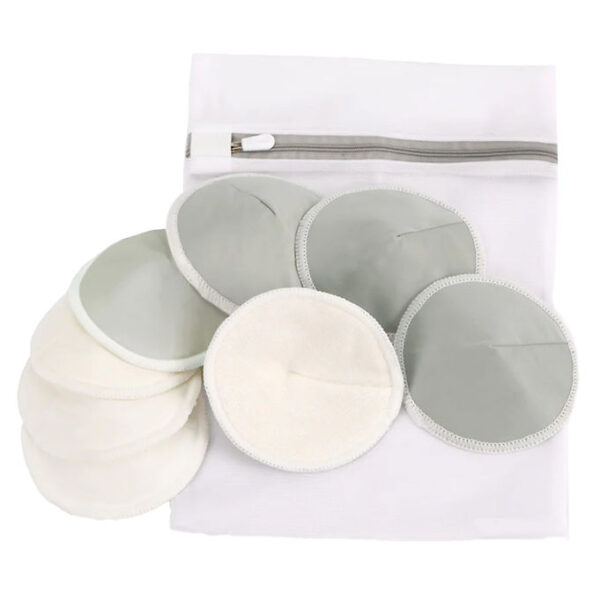 Haakaa Genanvendelige Ammeindlæg - 8 stk. - Hvid/Grå