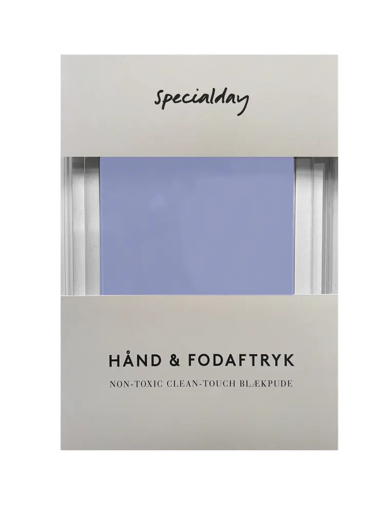 Hånd og fodaftryk BLÅ Hånd og fodaftryk BLÅ