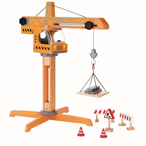 Hape | Kran i træ, stor