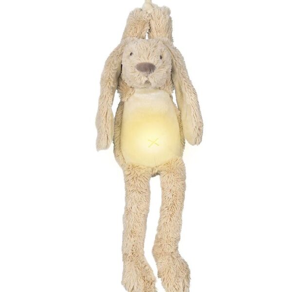 Happy Horse Bamse m. Natlys/Lyd - 34 cm - Kanin Richie - Beige Happy Horse Bamse m. Natlys/Lyd - 34 cm - Kanin Richie - Beige