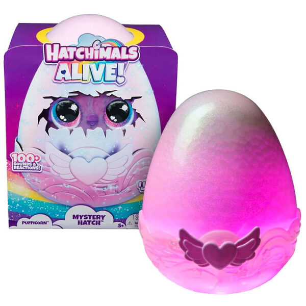 Hatchimals Bamse - Alive Mystery Hatch - Pufficorn - Assorteret