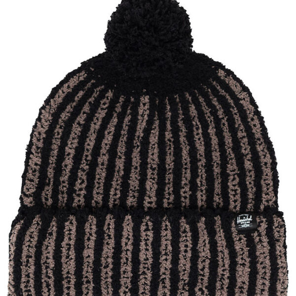 Herschel Hue - Boucle Pom - Sort/Bungee Cord Herschel Hue - Boucle Pom - Sort/Bungee Cord