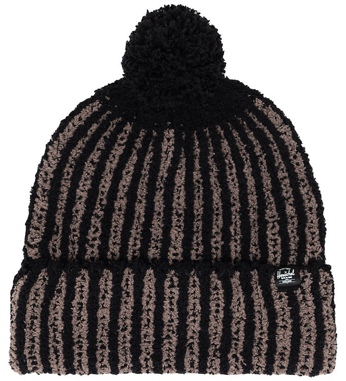 Herschel Hue - Boucle Pom - Sort/Bungee Cord Herschel Hue - Boucle Pom - Sort/Bungee Cord