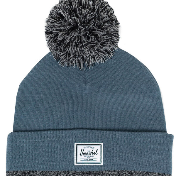 Herschel Hue - Strik - Elmer Stripe Pom - Steel Blue