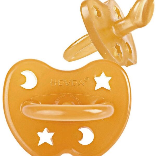 Hevea Anatomisk Sut - Stjerne/Måne Hevea Anatomisk Sut - Stjerne/Måne