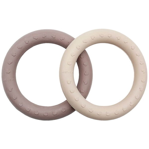 Hevea Bideringe - 2-pak - Sand & Tan Beige Hevea Bideringe - 2-pak - Sand & Tan Beige