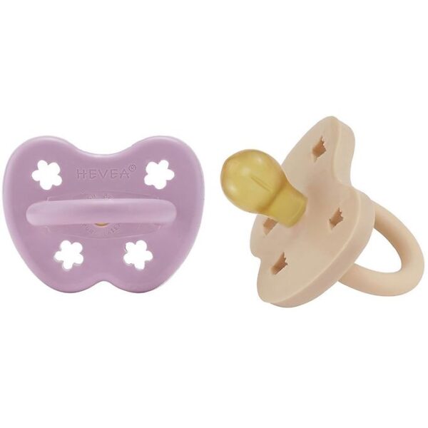 Hevea Sutter - 3-36 mdr - 2-Pak - Naturgummi - Light Orchid & Sa