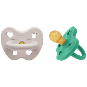 Hevea Sutter - 3-36 mdr - 2-pak - Naturgummi - Green/Soft Pebble