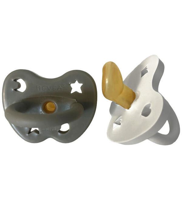 Hevea Sutter - 3-36 mdr - 2-pak - Naturgummi - Stone Cloud