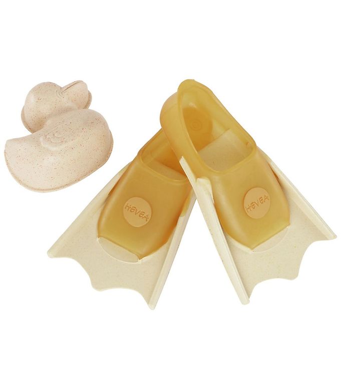Hevea Svømmefødder - Naturgummi - Sand Hevea Svømmefødder - Naturgummi - Sand