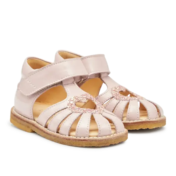 Hjertesandal med glitter - 3057 - 23
