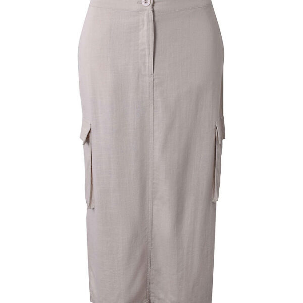 Hound Nederdel - Viskose/Hør - Bone White