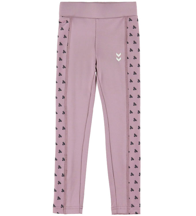 Hummel Leggings - HmlJR - Mix Mid Waist - Lavender Mist Hummel Leggings - HmlJR - Mix Mid Waist - Lavender Mist