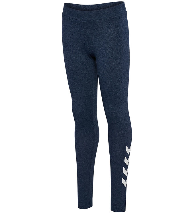 Hummel Leggings - HmlJr - Dress Blue Melange