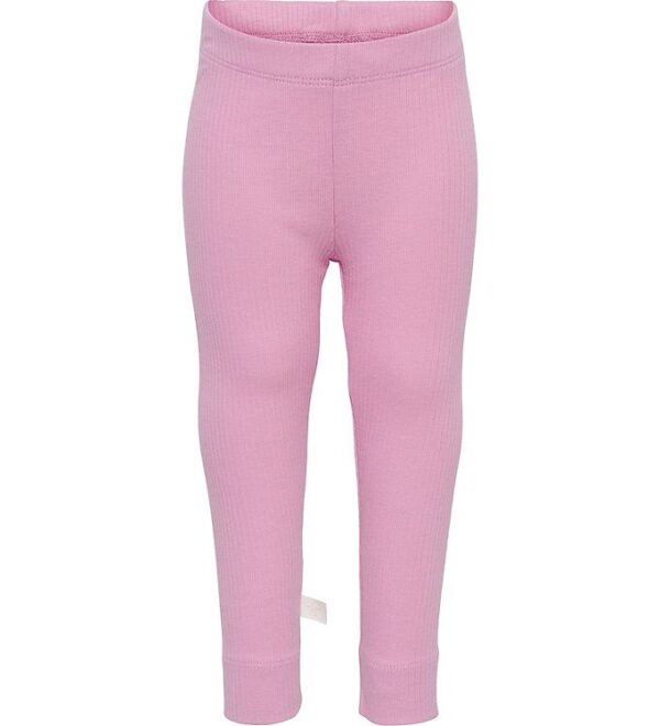 Hummel Leggings - Rib - hmlRene - Mauve Mist Hummel Leggings - Rib - hmlRene - Mauve Mist