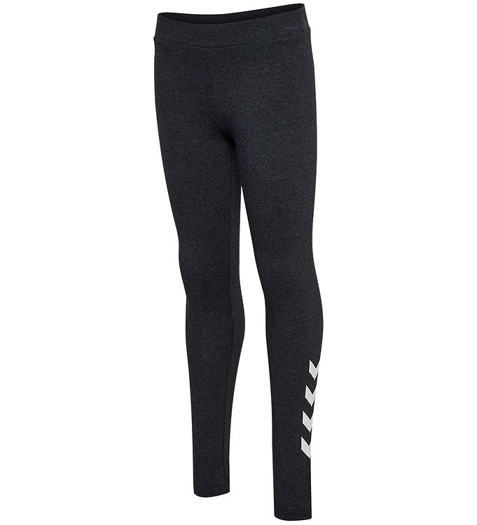Hummel Leggings - hmlJR - Black Melange Hummel Leggings - hmlJR - Black Melange