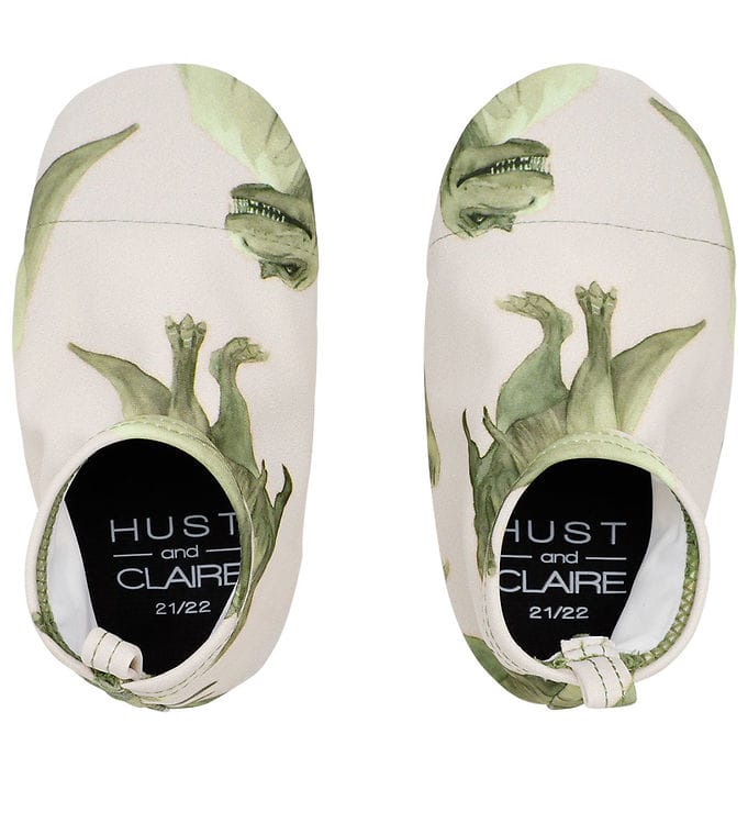 Hust and Claire Badesko - Fabian - UV50+ - Seagrass m. Dinosaur Hust and Claire Badesko - Fabian - UV50+ - Seagrass m. Dinosaur