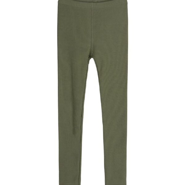 Hust and Claire Leggings - Lane - Rib - Uld - Dusty Green