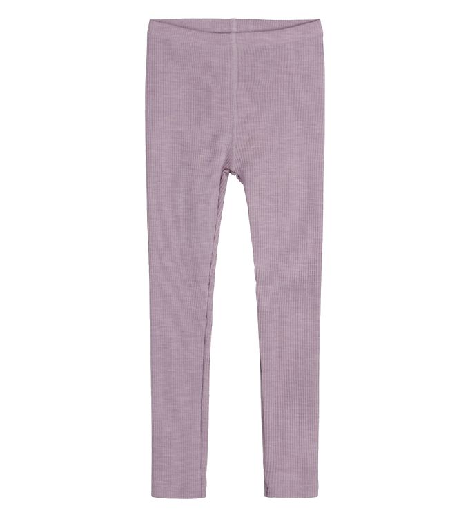 Hust and Claire Leggings - Lane - Rib - Uld - Dusty Rose Hust and Claire Leggings - Lane - Rib - Uld - Dusty Rose