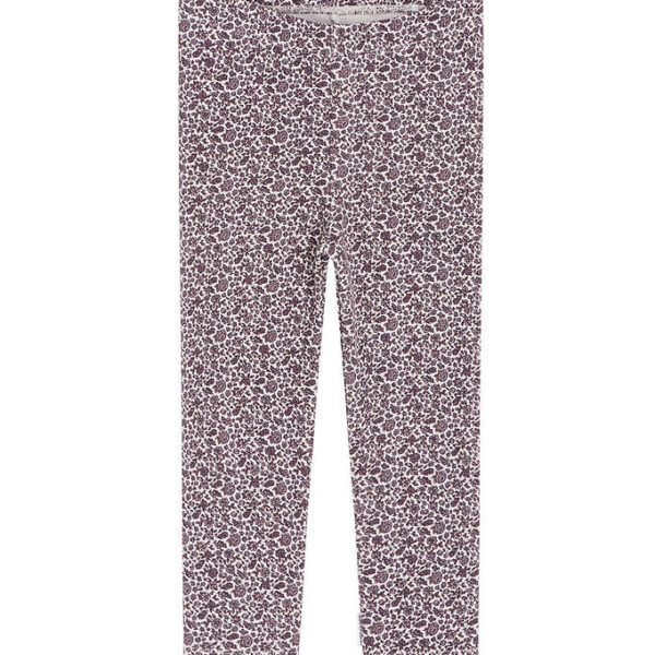 Hust and Claire Leggings - Vaflet - Lamia - Gray Lilac m. Blomst Hust and Claire Leggings - Vaflet - Lamia - Gray Lilac m. Blomst