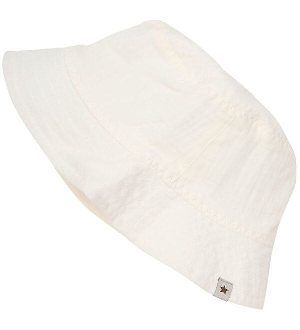Huttelihut Bøllehat - Musselin - Antique White Huttelihut Bøllehat - Musselin - Antique White