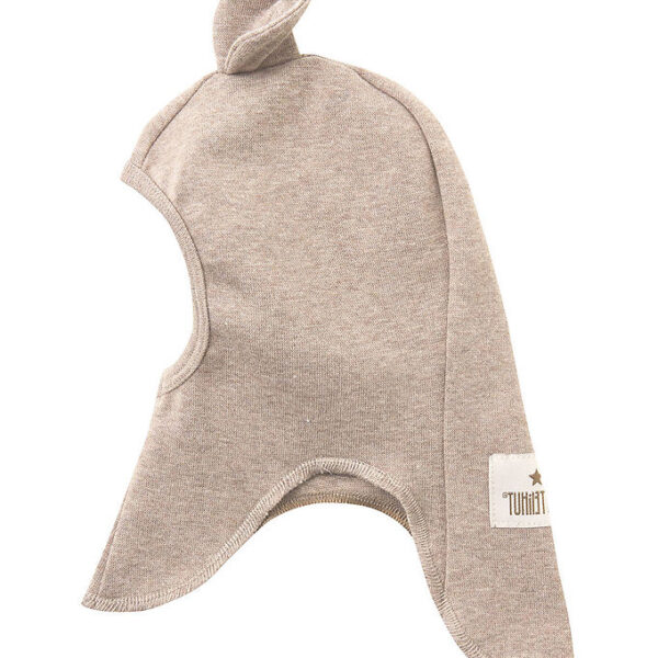 Huttelihut Elefanthue - 1-lags - Camel Melange m. Ører