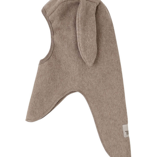 Huttelihut Elefanthue - 1-lags - Fleece - Savannah Melange m. Ør