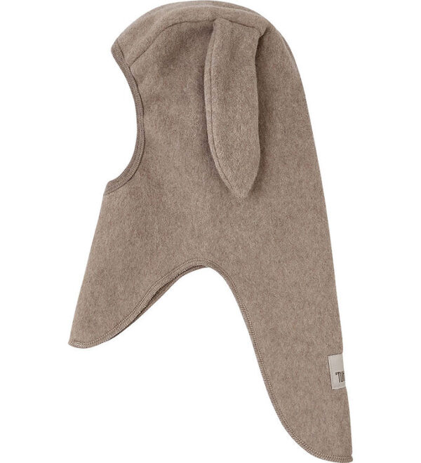 Huttelihut Elefanthue - 1-lags - Fleece - Savannah Melange m. Ør Huttelihut Elefanthue - 1-lags - Fleece - Savannah Melange m. Ør