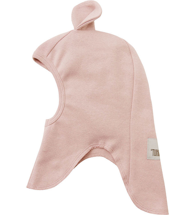 Huttelihut Elefanthue - 1-lags - Peach Blush m. Ører