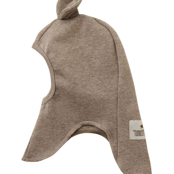 Huttelihut Elefanthue - 1 lags - Savannah Melange m. Ører