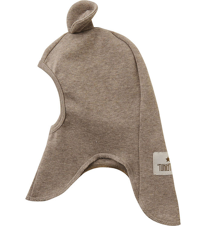 Huttelihut Elefanthue - 1 lags - Savannah Melange m. Ører