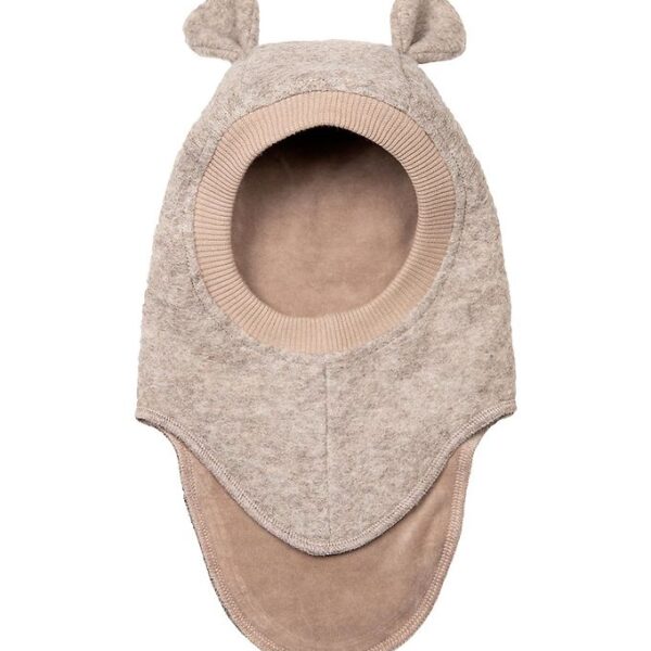 Huttelihut Elefanthue - Uld/Bomuld - 2-lags - Plys - Camel Melan