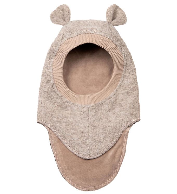 Huttelihut Elefanthue - Uld/Bomuld - 2-lags - Plys - Camel Melan Huttelihut Elefanthue - Uld/Bomuld - 2-lags - Plys - Camel Melan