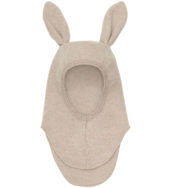 Huttelihut Elefanthue - Uldfleece - 1-lags - Camel Melange m. Ør