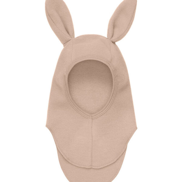 Huttelihut Elefanthue - Uldfleece - 1-lags - Mahogany Rose m. Ør