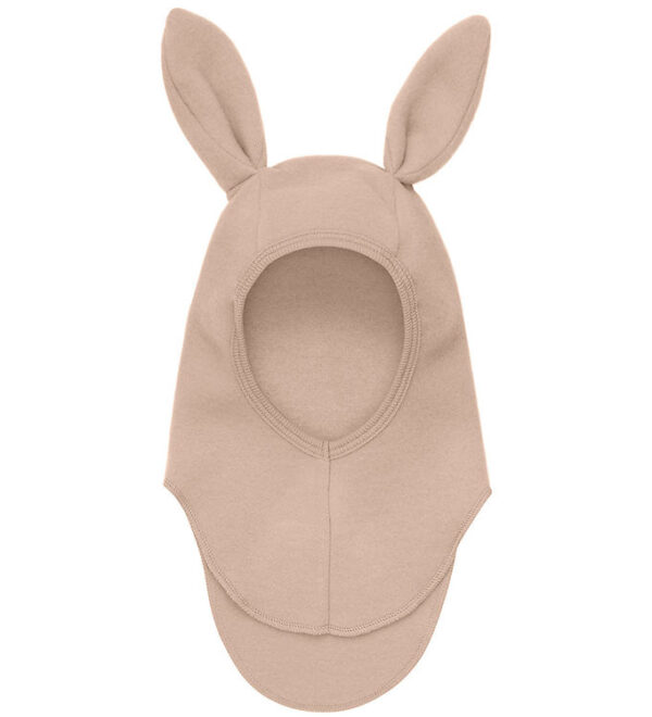 Huttelihut Elefanthue - Uldfleece - 1-lags - Mahogany Rose m. Ør