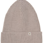 Huttelihut Hue - Uld - Strik - Dino - Camel Melange m. Takker