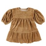 Huttelihut Kjole - Daily - Velour - Ocre