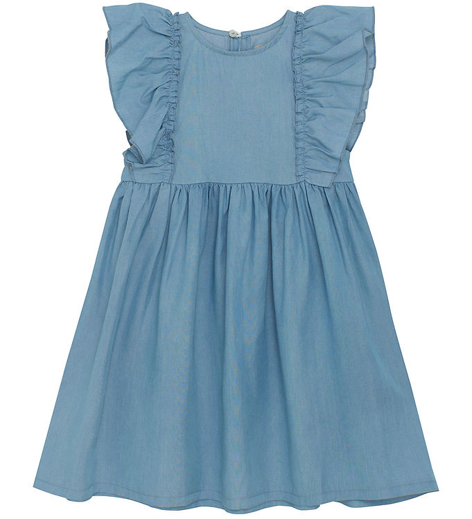 Huttelihut Kjole - Soft Chambray Huttelihut Kjole - Soft Chambray
