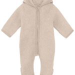 Huttelihut Køredragt - Fleece - Camel Melange m. Ører