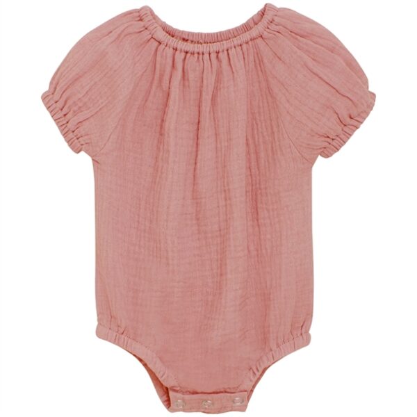 Huttelihut Romper - Muslin - Ash Rose