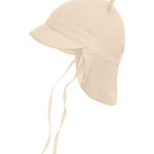 Huttelihut legionærhat - Musselin - Irish Cream m. Ører