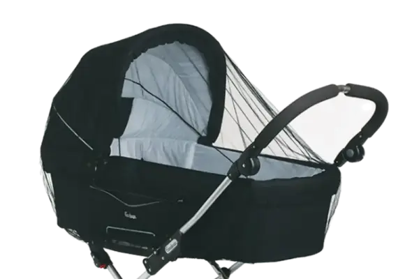 Insektnet, barnevogn, sort AL