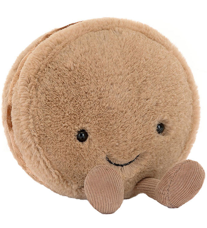 Jellycat Bamse - 12x10 cm - Amuseables Mona Macaron - Chocolate