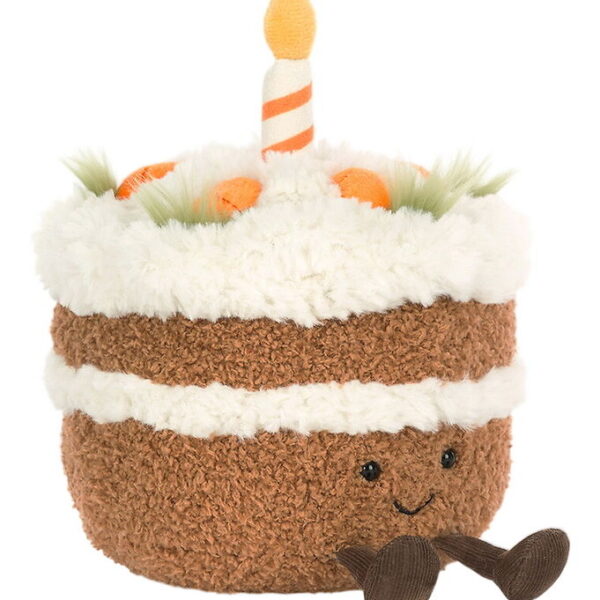Jellycat Bamse - 15x15 cm - Amuseables Carrot Cake